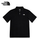 北面（The North Face）POLO衫短袖男T恤透氣夏季戶外半袖 87UX JK3 XL