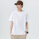 A21以純夏季100%純棉短袖T恤男2025新款潮牌青年圓領(lǐng)半袖打底衫上衣t 以純-白色 L