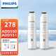 飛利浦（PHILIPS）家用臺式凈水器6812配套濾芯CP+RO膜ADD551+ADD501凈飲機6813配件 ADD501/551