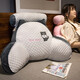 蒲團團冰豆豆床頭軟包大靠背沙發(fā)靠墊枕頭床上看書(shū)床靠護腰墊靠枕抱枕夏 哈士奇冰豆豆腰靠枕 大號70*50cm(含內膽)