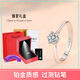 DR.KUD色莫桑鉆戒1克拉銀情侶六爪結(jié)婚求婚戒指生日禮物送女友 1克拉D色莫桑閉口（備注碼數(shù)）