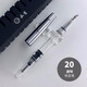 永生 601活塞式鋼筆自來水筆 20透明銥金筆 0.5活塞版-有機頂珠