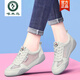 啄木鳥真皮軟底網(wǎng)面透氣輕便小白鞋網(wǎng)鞋女2025春秋季薄款運(yùn)動(dòng)跑步休閑鞋 灰色 【網(wǎng)紗款】 38 【尺碼偏小】