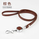 金峰伊卡迪 伊卡迪手機掛繩皮質(zhì)易拉扣吊繩胸牌伸縮掛脖證件卡套工作牌掛繩 棕色易拉扣皮繩