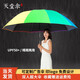 天堂傘彩虹傘雨傘折疊男女雙人太陽傘晴雨傘防嗮遮陽兩用定制印logo廣告 超大-雙人款/黑膠升級 均碼