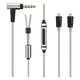 Earmax 適用索尼XBA-N3AP N1AP 300AP SE215 SE535 MMCX耳機線(xiàn) 灰色彎插無(wú)掛/ 線(xiàn)控版