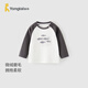 童泰（TONGTAI）寶寶T恤春秋純棉嬰兒衣服兒童休閑外出上衣男女童打底衫秋裝 深灰 110cm （無(wú)肩扣）