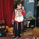 旗鉑漢服男童冬拜年服兒童2026新款國風(fēng)唐裝 金獅納福上衣 130