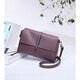貓貓吉祥（Mao Mao Ji Xiang）真皮女包單肩包斜跨包女包新款時(shí)尚中年媽媽包大容量女士牛皮小包 紫色【頭層牛皮】