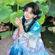 班貝智西施cos服周邊衣服二次元?jiǎng)勇跽咴?shī)語(yǔ)江南公主cosplay卡通套裝 西施煙雨江南全套+假發(fā)+鞋子 XL