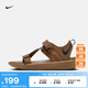 耐克（NIKE）官方男子輕便涼鞋夏季新款緩震魔術(shù)貼個(gè)性支撐 DJ6605 201淺英國(guó)褐/黑/淺英國(guó)褐 42.5