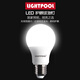 LIGHTPOOL 護(hù)眼燈泡 led燈球 超亮 節(jié)能 防頻閃 學(xué)習(xí)閱讀護(hù)眼 高顯指 護(hù)眼 護(hù)眼白光 （14W/E27）