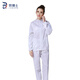 勞博士防靜電服 防塵服分體無(wú)塵潔凈服防護服噴漆油漆 白立領(lǐng)連帽2XL