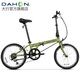 大行（DAHON）D6折疊自行車(chē)20英寸6速入門(mén)級(jí)折疊車(chē)成人學(xué)生通勤休閑單車(chē)KBC061 青草綠