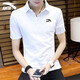 安踏（ANTA）polo衫男t恤男短袖衣服運(yùn)動(dòng)服飾夏季冰絲速干足球跑步男士健身裝 雪花白 XL