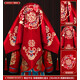 嘻吻樂(lè)紅蓋頭新娘結(jié)婚2025中式高級(jí)婚慶頭紗秀禾頭飾結(jié)婚婚禮用品大全 情定今生【錦緞刺繡紅蓋頭】 無(wú)規(guī)格