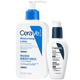【9成新】適樂(lè )膚（CeraVe）日夜水光套裝禮盒(C乳236ml+PM乳60ml)熬夜修護補水乳液面霜禮物  
