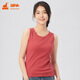 銅牛精梳羅紋棉女背心春夏女士收腰打底背心內搭VB079 淺蓮紅 M (165/90)