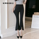 鯊魚(yú)褲打底褲加絨芭比褲外穿秋冬 鯊魚(yú)褲微喇叭瑜伽褲女緊身彈力高腰顯瘦小個(gè)子外穿提臀收腹休閑褲 7072款【七分褲】 XS_【70-80斤】