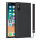 【頭層真牛皮】iCoverCase蘋(píng)果XS max手機(jī)iphonex/xs保護(hù)套XR全包X防摔真皮套 蘋(píng)果X/XS【黑邊】黑色+送膜
