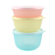 特百惠（Tupperware）保鮮圓碗三件套冰箱冷藏保鮮盒 干貨零食儲藏收納盒 水果保鮮圓碗 保鮮圓碗3件套