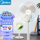 美的電風(fēng)扇落地扇小型迷你風(fēng)扇節能輕音大風(fēng)量臺地兩用風(fēng)扇臺扇循環(huán)扇 大牛角扇葉   白色FSA25UB