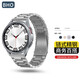 BHO【熱銷(xiāo)5百+】適用三星galaxy watch7/8手表表帶classic/6/5pro不銹鋼金屬表帶47/44夏天夏季透氣款 銀色 三星Watch7/6/5/4（20mm通用）