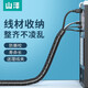 山澤（SAMZHE） 包線管束線管電線理線器 收納固定整理繞線器 電腦連接線固線夾纏線器 理線管【30mm直徑】1.5米 LX-30