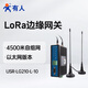 有人物聯(lián)網(wǎng)導軌式Lora數傳電臺Sx1268芯片串口收發(fā)lora dtu自組網(wǎng)點(diǎn)對點(diǎn)DR206-L LG210 網(wǎng)關(guān)-以太網(wǎng)版【搭配電臺使用】