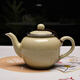 夏至南閣黃色開(kāi)片汝窯茶壺家用大號帶過(guò)濾單壺陶瓷酒店泡茶壺整套功夫茶具 黃汝大茶壺 500ml