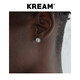 KREAM S925銀 Zircon Earring 鉆石耳釘男女hiphop 鋯石 一對