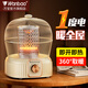 萬(wàn)寶鳥籠式取暖器小太陽(yáng)家用小型節(jié)能速熱電暖器桌下烤火爐烤火器 無(wú)極調(diào)溫【碳晶盤+奶油色】