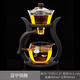 鑫璟仁 玻璃茶具套裝自動懶人泡茶神器家用鑲銀懶人功夫茶具創(chuàng)意辦公會客花茶壺茶杯 富甲錦鯉-泡茶器套裝