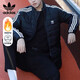 阿迪達斯（adidas）三葉草男裝秋冬保暖立領(lǐng)防風(fēng)棉服外套HL9212 A/XL