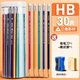 得力（deli）鉛筆小學(xué)生專(zhuān)用一年級練字筆六角桿鉛筆帶橡皮頭書(shū)寫(xiě)素描繪圖鉛筆彩色抽條幼兒園初學(xué)者寫(xiě)字文具 30支HB三角桿【贈橡皮+卷筆刀】