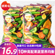 俏美味10種果蔬脆500g混合水果蔬菜干蜜餞果干秋葵干脫水即食果蔬脆零食