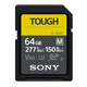 索尼（SONY）64GB SD存儲卡 SF-M64T/T1 M系列TOUGH三防規(guī)格 U3 V60讀速高達(dá)277MB/s UHS-II 相機(jī)內(nèi)存卡