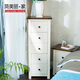 簡(jiǎn)美麗家板式實(shí)木五斗柜美式五屜柜臥室原木斗櫥地中?？蛷d儲物柜 五屜柜DZH315 組裝