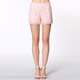 名媛坊（MIRROR FUN）M/RRORFUN 夏裝新款 甜美蕾絲花邊修身短褲 淺粉色 XL