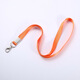 卡富仕（cardfuss） 1.5cm加厚龍蝦鉤掛繩粗紋狗扣掛繩馬仔會(huì )議證吊繩鐵皮扣繩子工作牌掛繩子 312橙色掛繩 1個(gè)