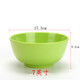輝成繪通A5密胺小碗彩色碗防瓷餐具兒童碗米飯碗湯碗塑料碗子可進(jìn)消毒碗柜 7寸綠色（一個(gè)）