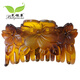 芭根草抓夾 韓版簡(jiǎn)約復古中號盤(pán)發(fā)發(fā)夾花朵發(fā)抓發(fā)飾頭飾洗澡夾發(fā)卡子頭發(fā) 磨砂琥珀