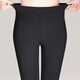 韓依索絲女裝微喇叭褲褲子女高腰休閑褲2025秋冬新款女裝修身休閑女褲長(cháng)褲 黑色 XL