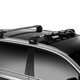 拓樂(lè )（THULE）汽車(chē)改裝用品 車(chē)頂架車(chē)頂行李箱方桿圓桿翼桿擾流板導流板 8702/44/111.7CM