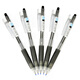 百樂(lè )（PILOT）JUICE彩色按動(dòng)中性筆啫喱筆手賬筆果汁筆 黑色 0.5mm 5支裝 LJU-10EF原裝進(jìn)口