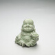 汝道哥窯茶寵茶道配件可養開(kāi)片茶玩關(guān)公彌勒功夫手工藝精品家居裝飾品 哥窯元寶佛