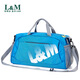 L&M運動(dòng)健身包男游泳包干濕分離收納袋沙灘包專(zhuān)業(yè)防水包大容量單肩手提斜跨時(shí)尚旅行包 藍色