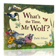 張湘君推薦 英文原版 What's the Time, Mr Wolf? 老狼老狼幾點(diǎn)了 名家Debi Gliori 經(jīng)典故事繪本兒童早教啟蒙親子繪本