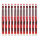 百樂(lè)（PILOT） pilo中性筆BL-P50百樂(lè)P500筆0.5mm針管考試水筆學(xué)生用黑筆 紅色(12支)
