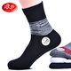 浪莎加厚棉襪男士保暖毛巾襪情侶中筒厚絨圈女士純色襪子 男款  腳底加厚半毛圈 混色6雙